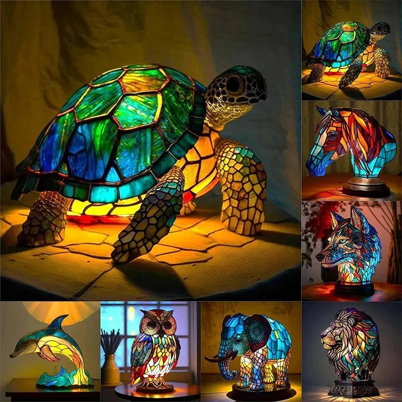 FleekFit | Contemporary Art-Inspired Design Lamp – Modern Handmade Ambient Light for Living Room & Bedroom