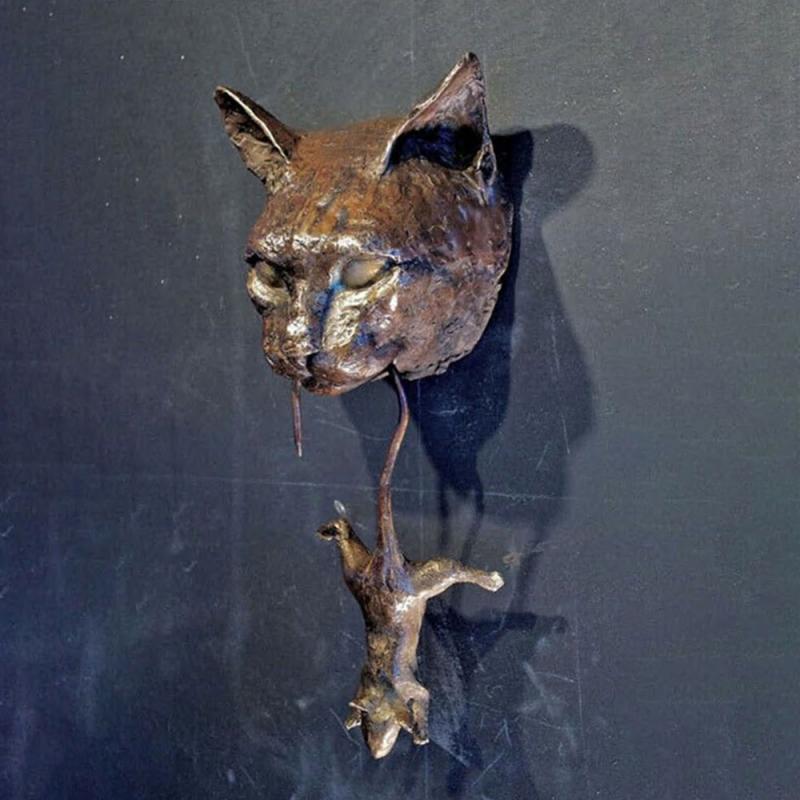 FleekFit | Creative Cat and Mouse Metal Door Knocker