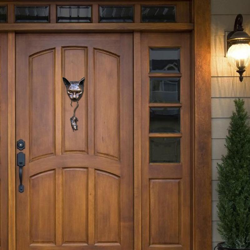 FleekFit | Creative Cat and Mouse Metal Door Knocker
