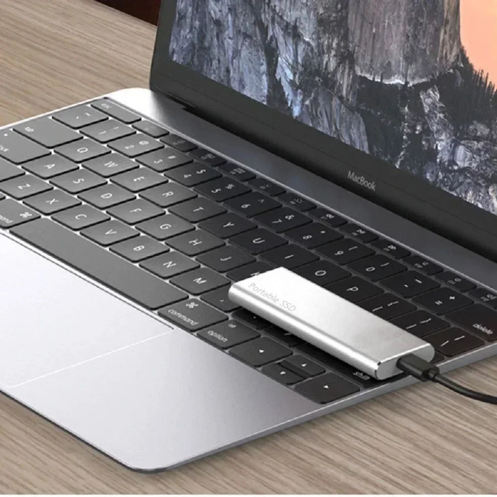 FleekFit | External Portable SSD | High-Speed Solid State Drive | Black