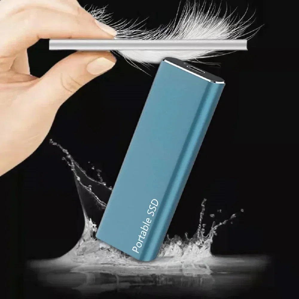 FleekFit | External Portable SSD | High-Speed Solid State Drive | Black