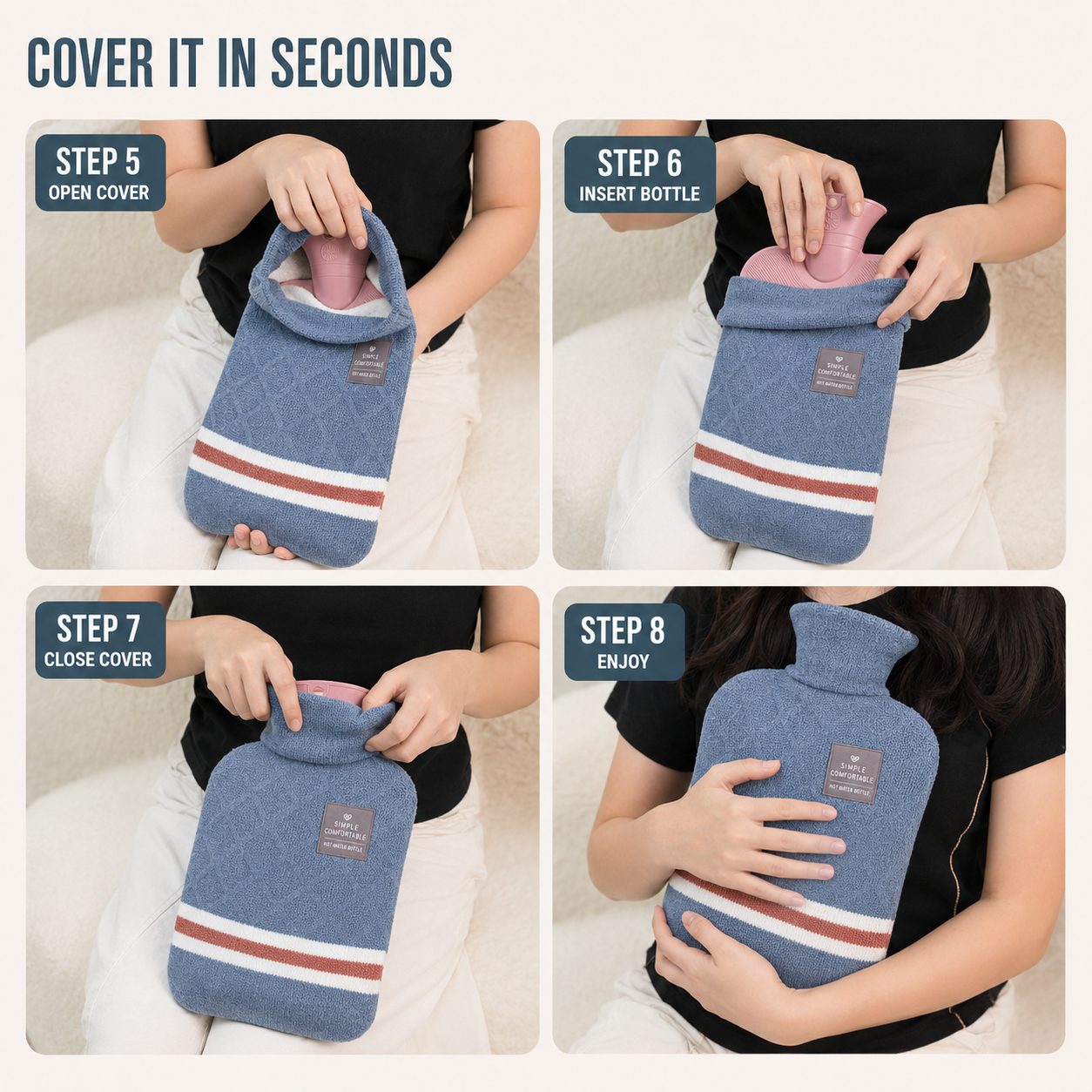 FleekFit | Extra Large Hot Water Bottle Jug