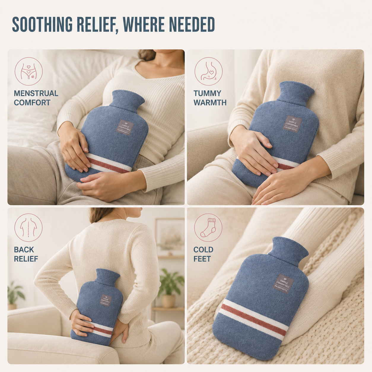 FleekFit | Extra Large Hot Water Bottle Jug