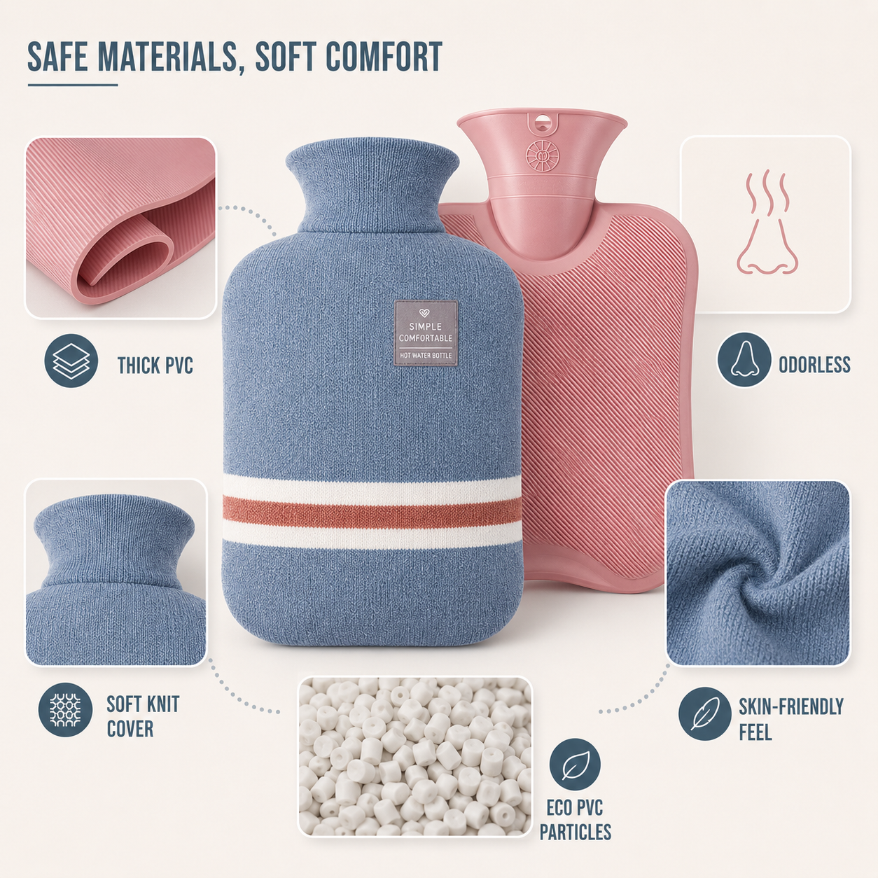 FleekFit | Extra Large Hot Water Bottle Jug