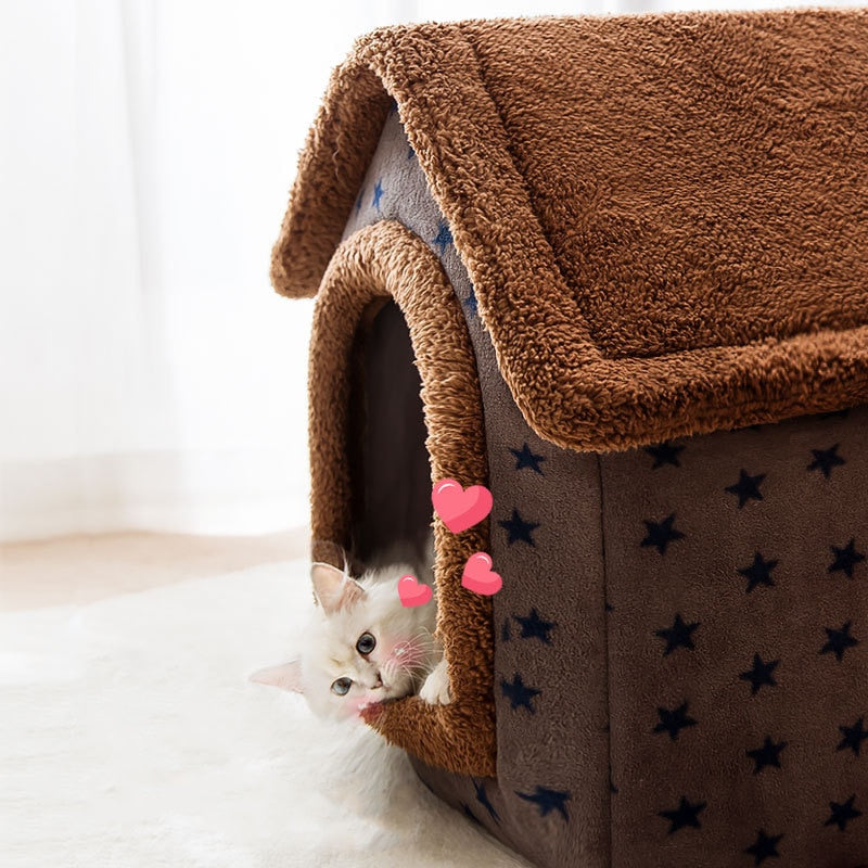 FleekFit FleekFit™ Fluffy Pet House | A cozy & warm sleeping place for your pet