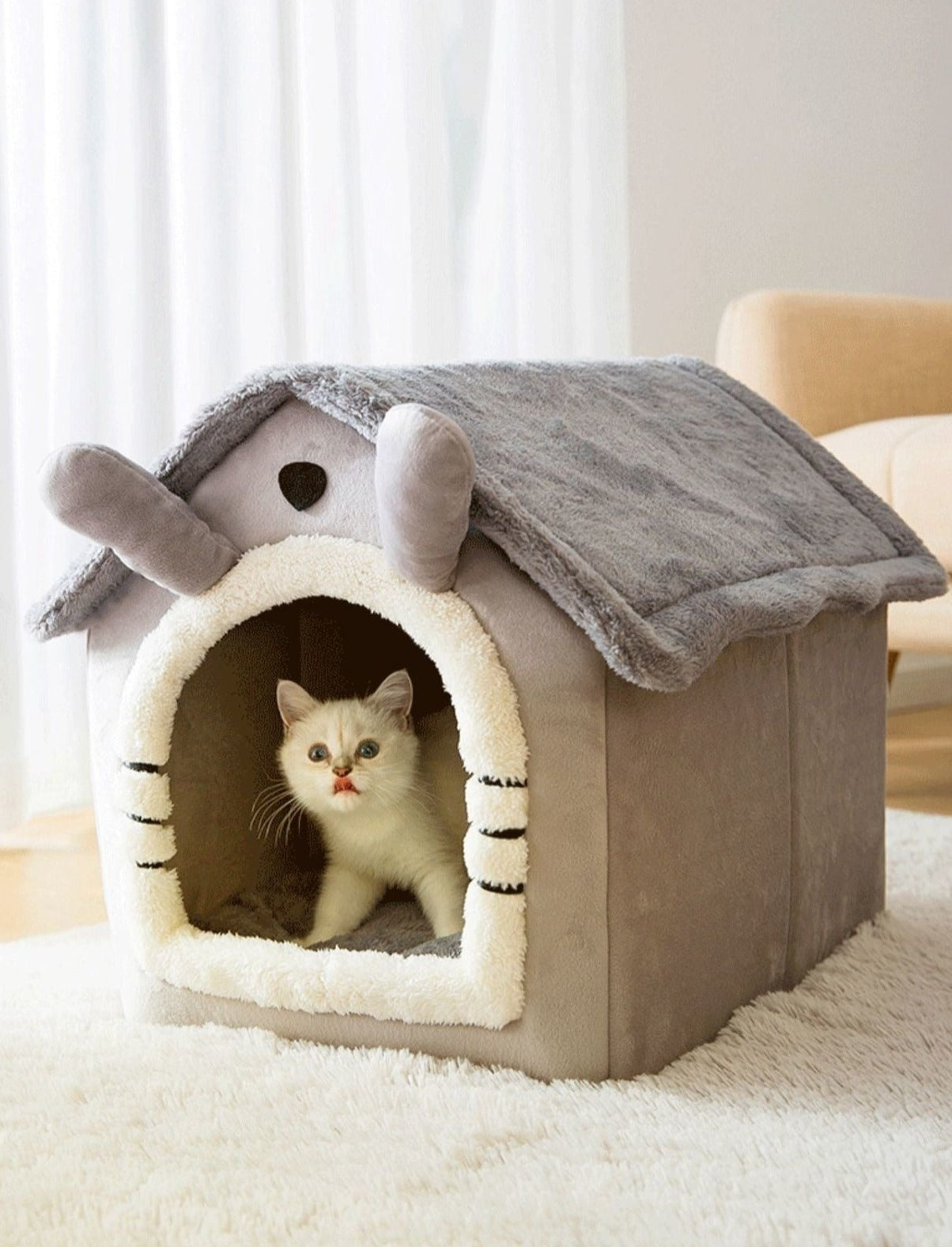 FleekFit FleekFit™ Fluffy Pet House | A cozy & warm sleeping place for your pet