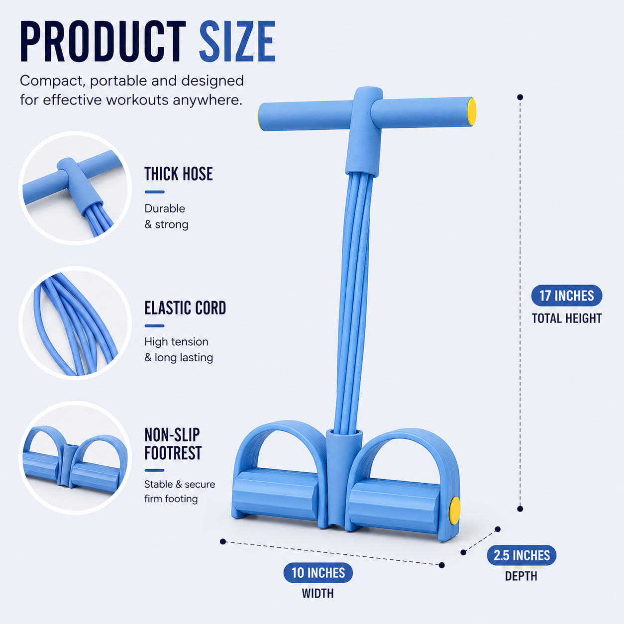 FleekFit | FlexiPull 6-Tube Resistance Band