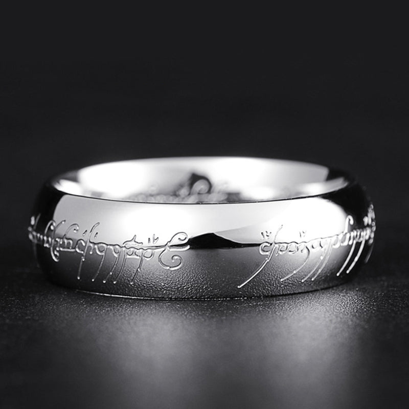 FleekFit | Glow Ring | Glow-in-the-Dark Elvish Script | Multiple Colors