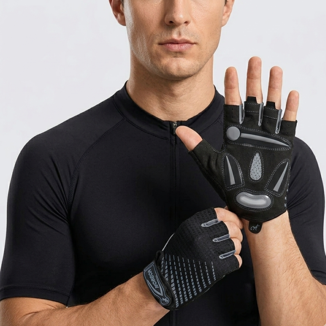 FleekFit | Half Finger Gel Padded Gloves