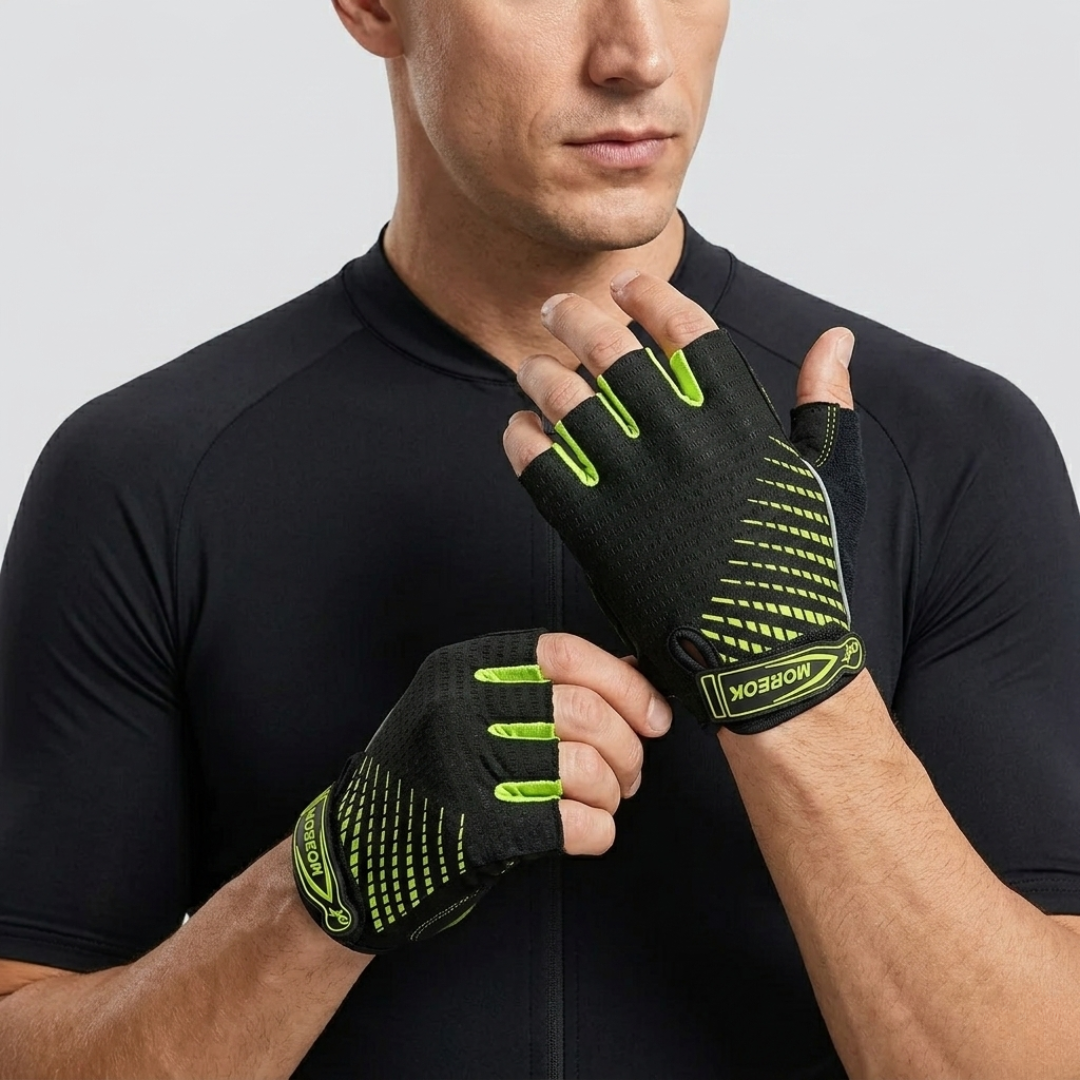 FleekFit | Half Finger Gel Padded Gloves