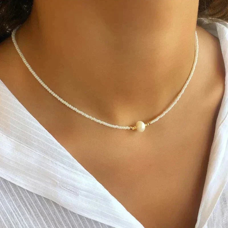 FleekFit | Handcrafted Premium Necklace with Freshwater Pearls