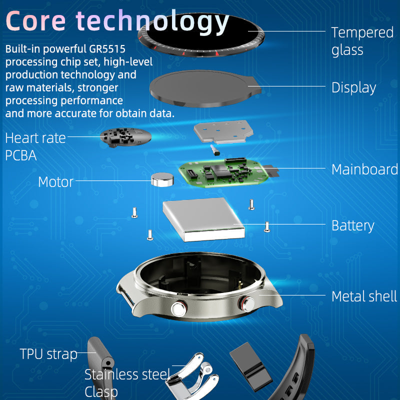 FleekFit | Health Smartwatch | EKG, SpO2 & Heart Rate