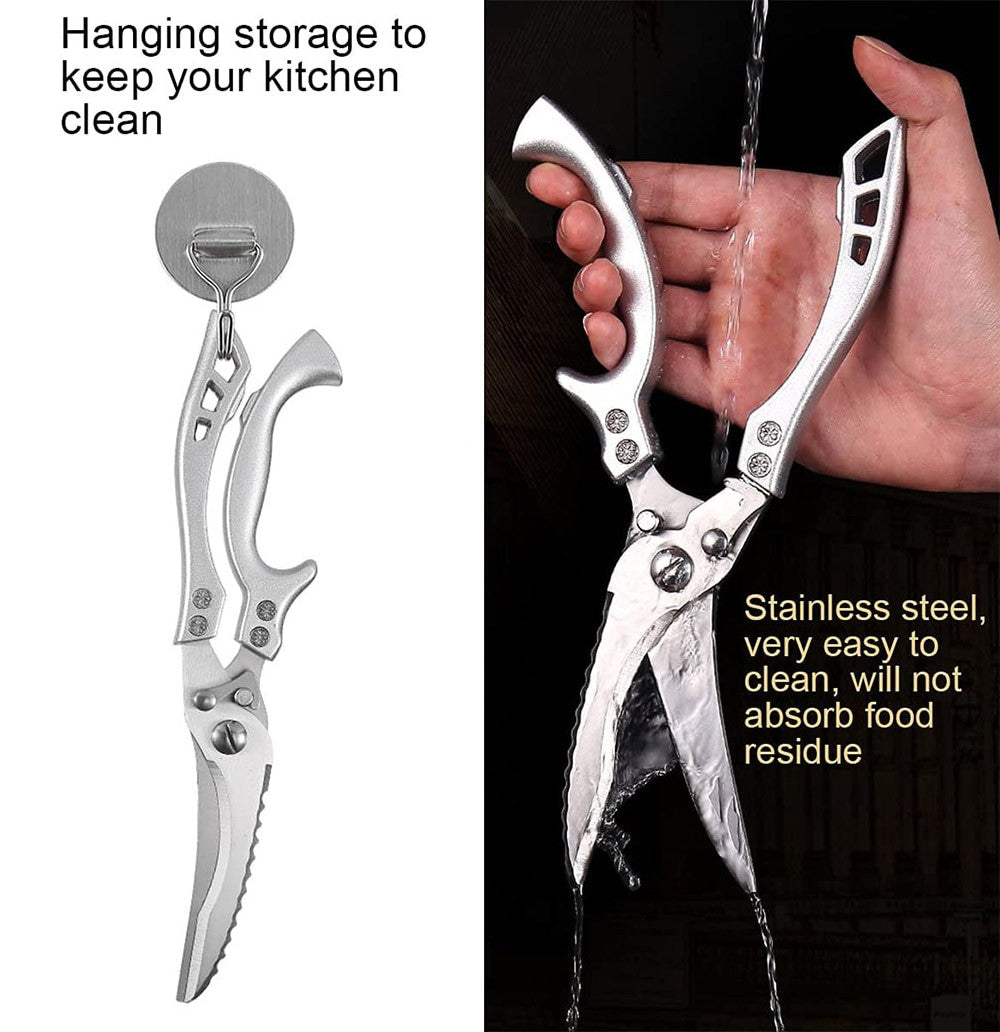 FleekFit | Heavy Duty Stainless Steel Bone-Cut Scissors