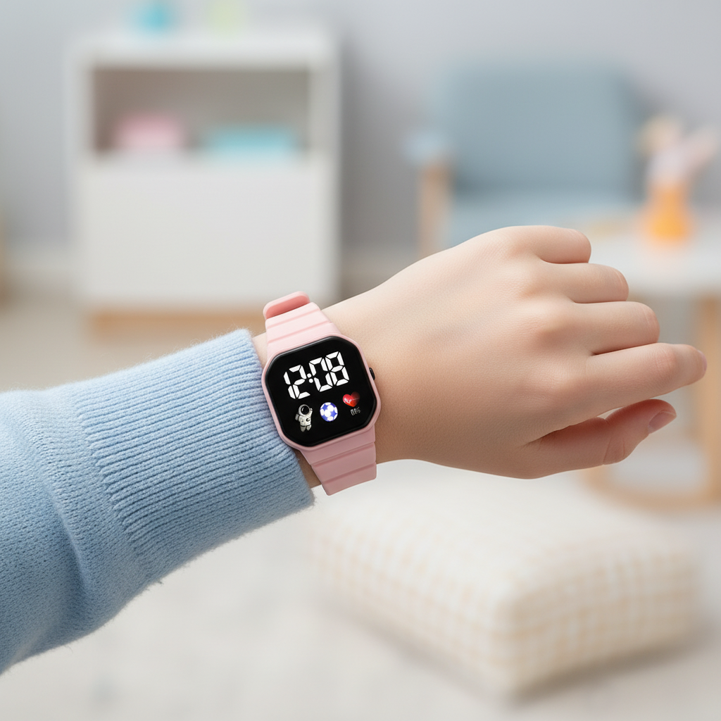 FleekFit | Kids LED Digital Watch – Waterproof – Spaceman Design