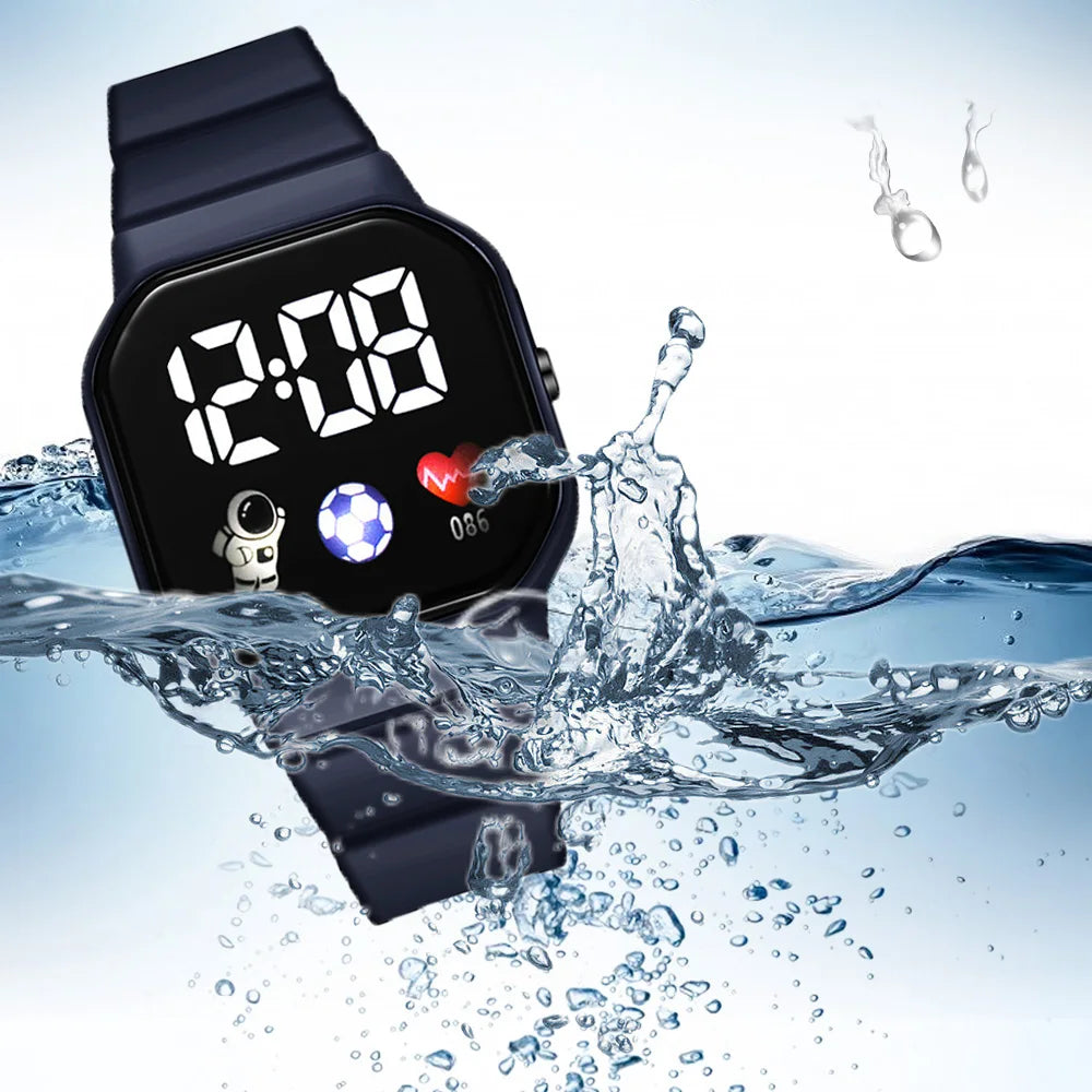 FleekFit | Kids LED Digital Watch – Waterproof – Spaceman Design
