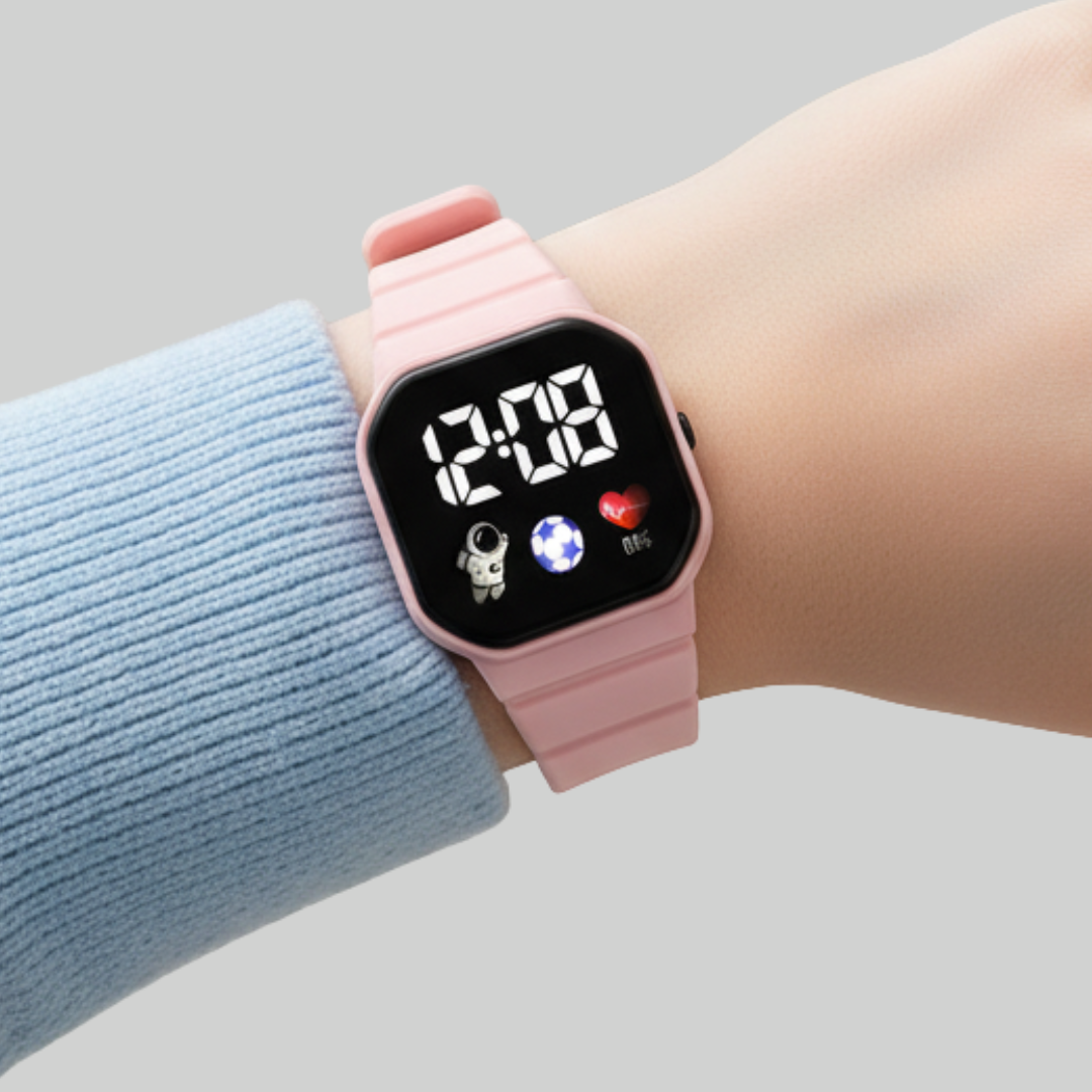 FleekFit | Kids LED Digital Watch – Waterproof – Spaceman Design