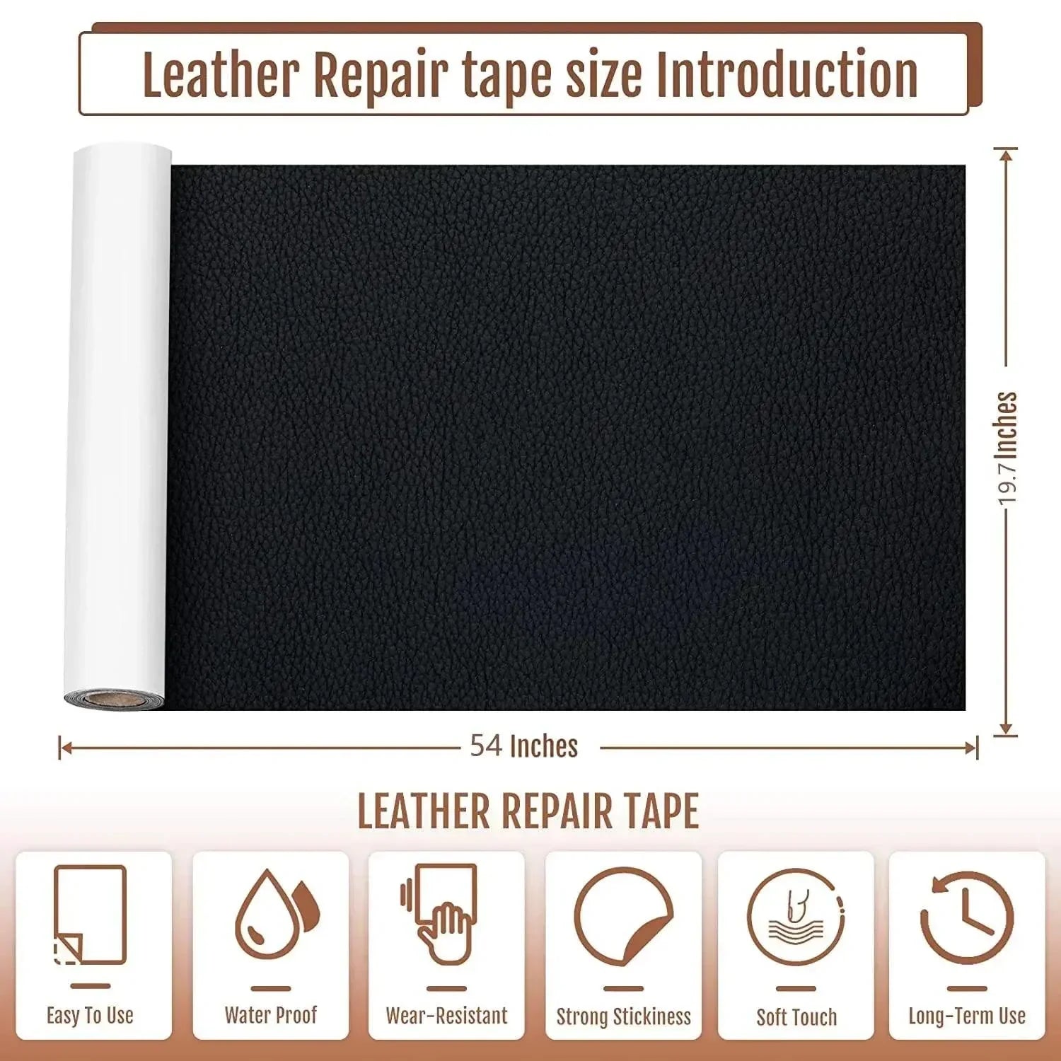 FleekFit | Leather Restoration Sticker - Effortless Upgrade for Furniture and Accessories