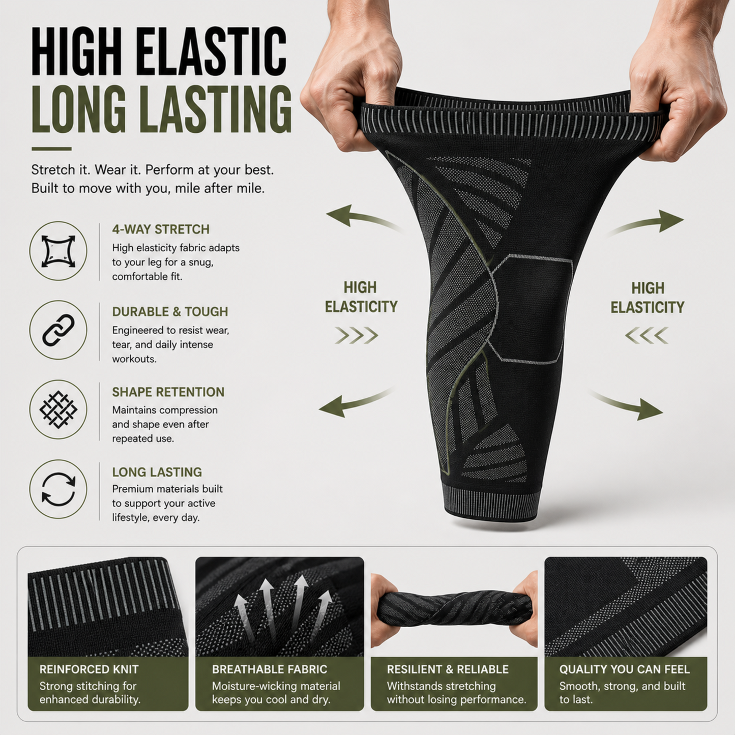 FleekFit | Leguardex Full Leg Compression Sleeve