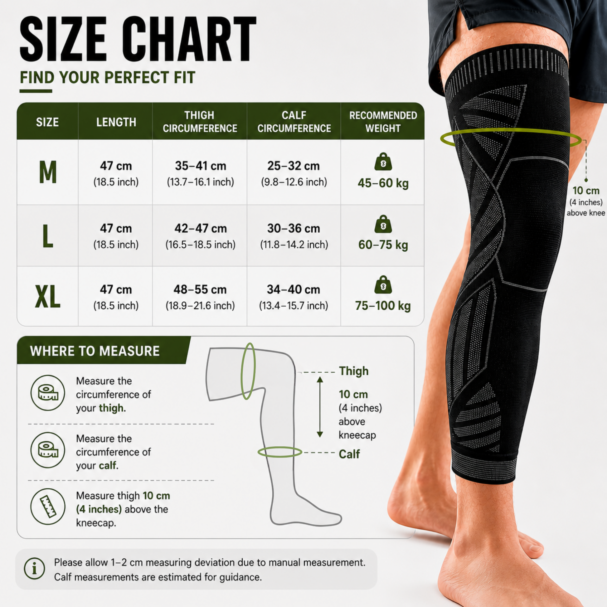 FleekFit | Leguardex Full Leg Compression Sleeve