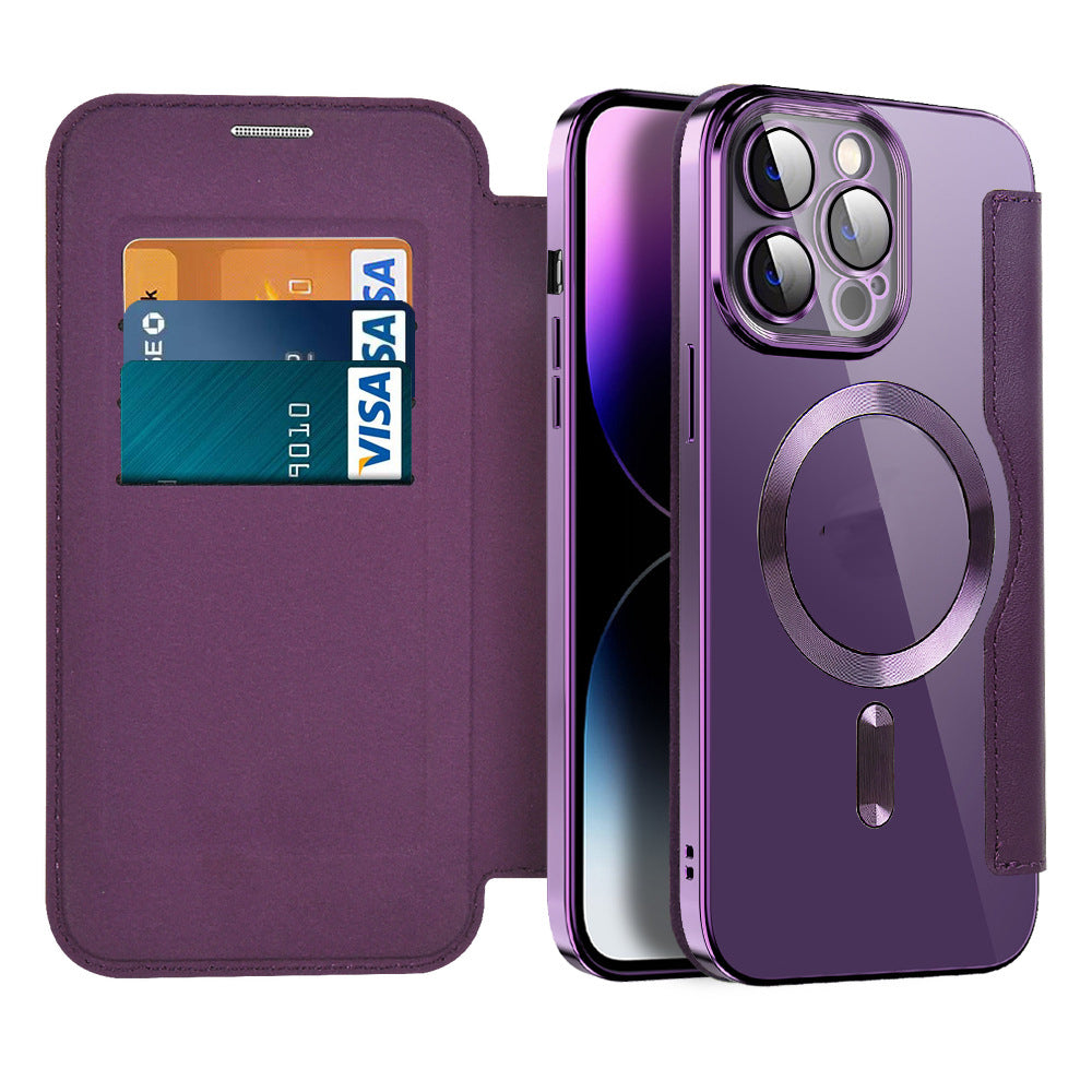 FleekFit | Magnetic Flip Phone Case | Card Slot & Shockproof Protection | Multiple Colors