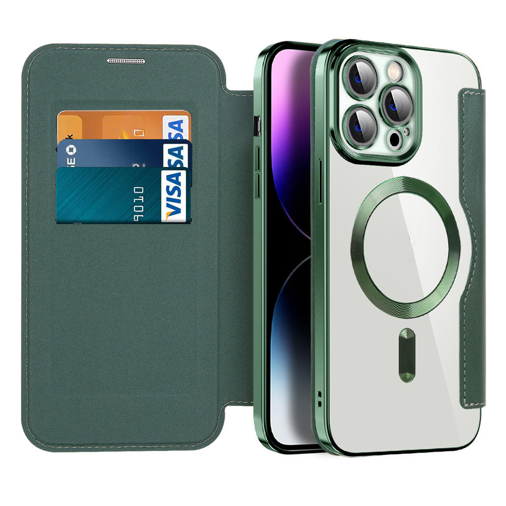 FleekFit | Magnetic Flip Phone Case | Card Slot & Shockproof Protection | Multiple Colors