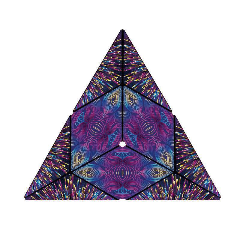 FleekFit | Magnetic Transforming Cube | Transforming Puzzle Toy | Multicolor