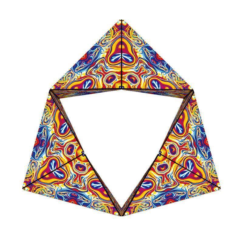 FleekFit | Magnetic Transforming Cube | Transforming Puzzle Toy | Multicolor