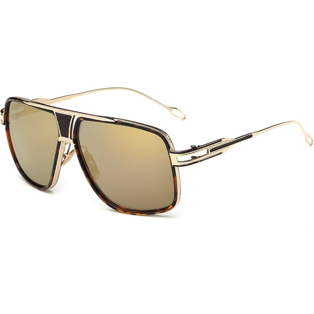 FleekFit | Men’s Aviator Sunglasses with Alloy Frame and UV Protection