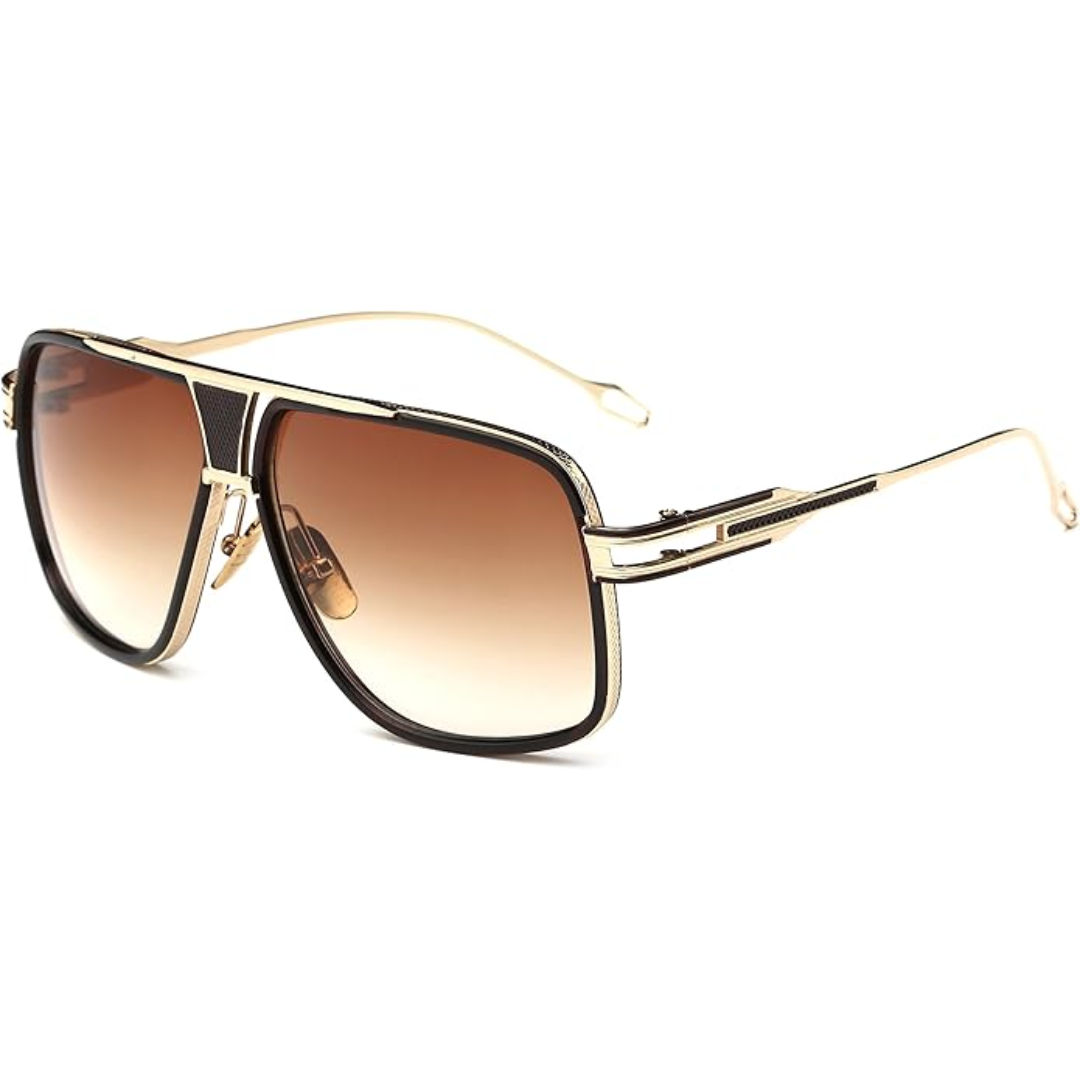FleekFit | Men’s Aviator Sunglasses with Alloy Frame and UV Protection