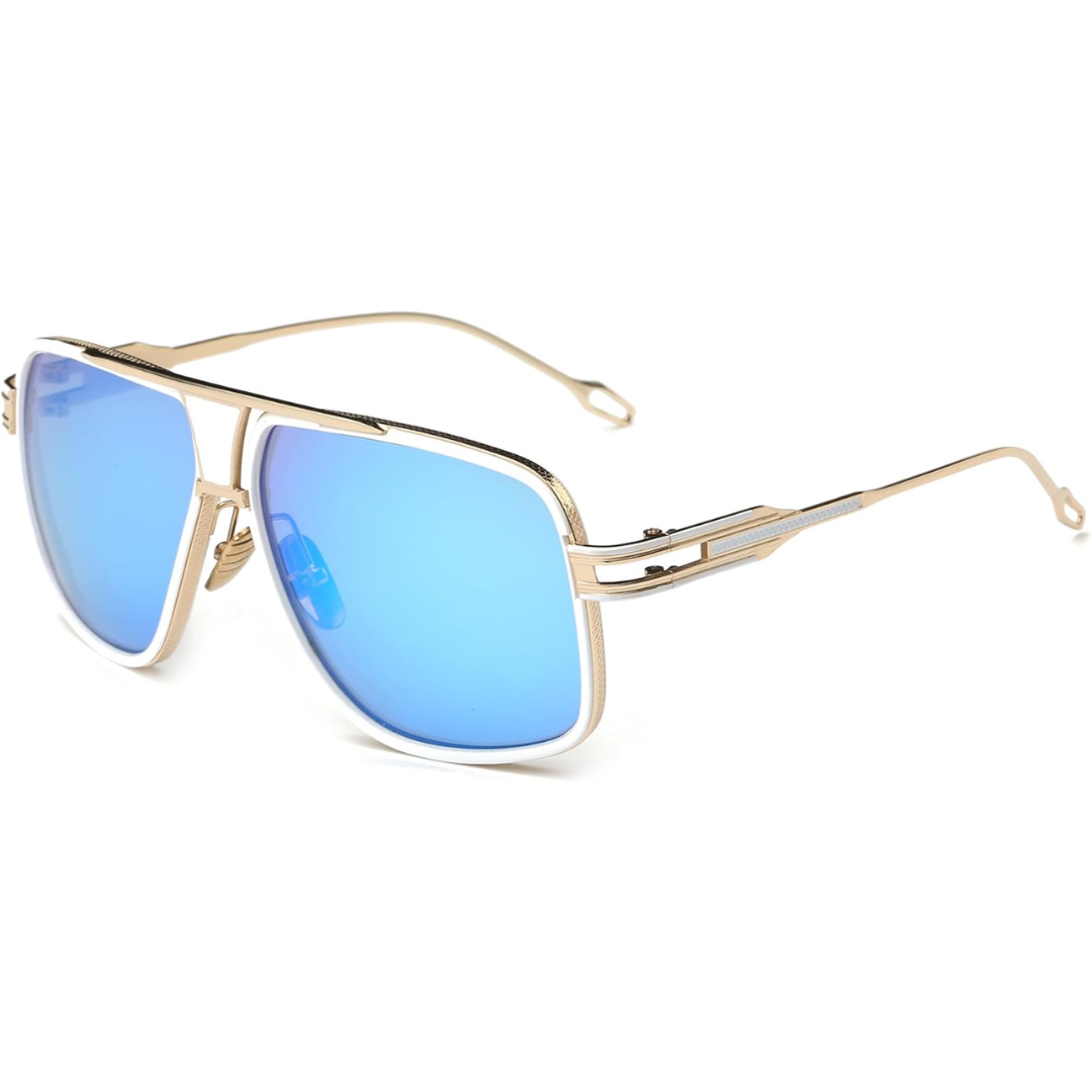 FleekFit | Men’s Aviator Sunglasses with Alloy Frame and UV Protection