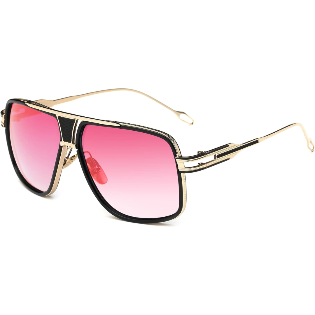 FleekFit | Men’s Aviator Sunglasses with Alloy Frame and UV Protection