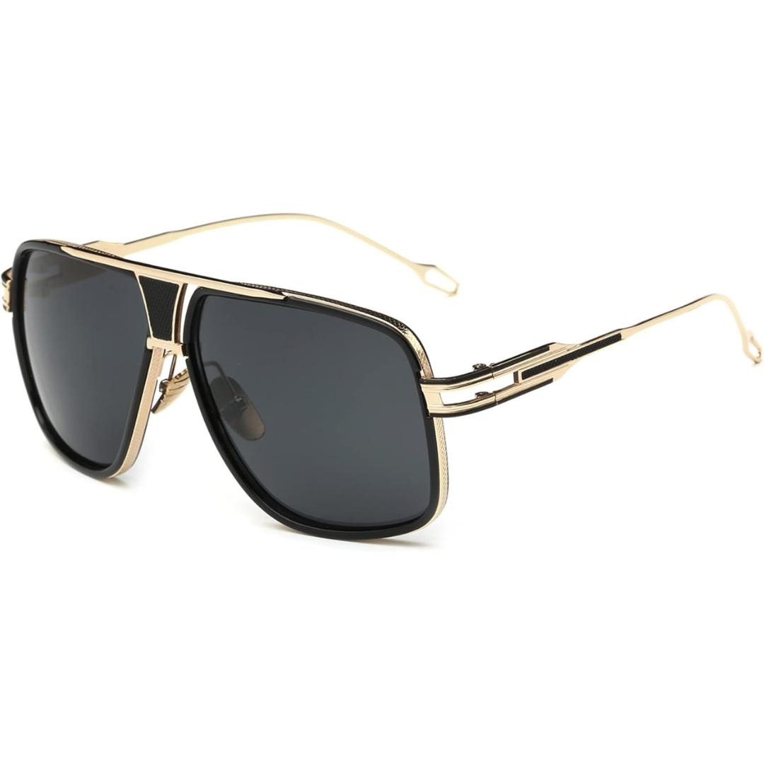FleekFit | Men’s Aviator Sunglasses with Alloy Frame and UV Protection