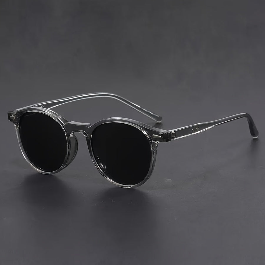 FleekFit | Men's Sunglasses RetroView – Round Tortoiseshell Glasses with Lightweight Frame