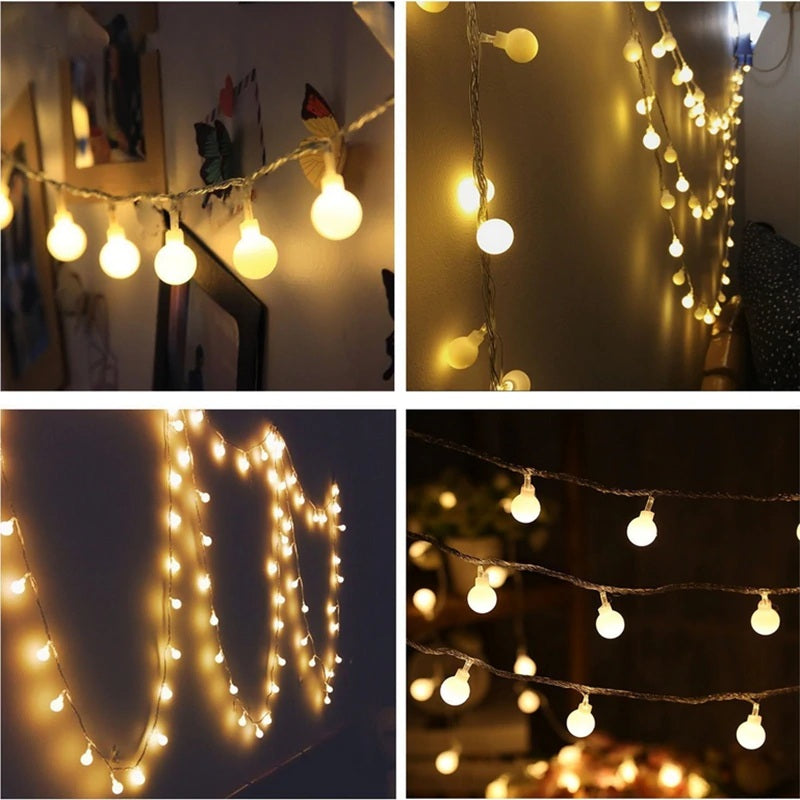 FleekFit | Mini Globe Light Chain