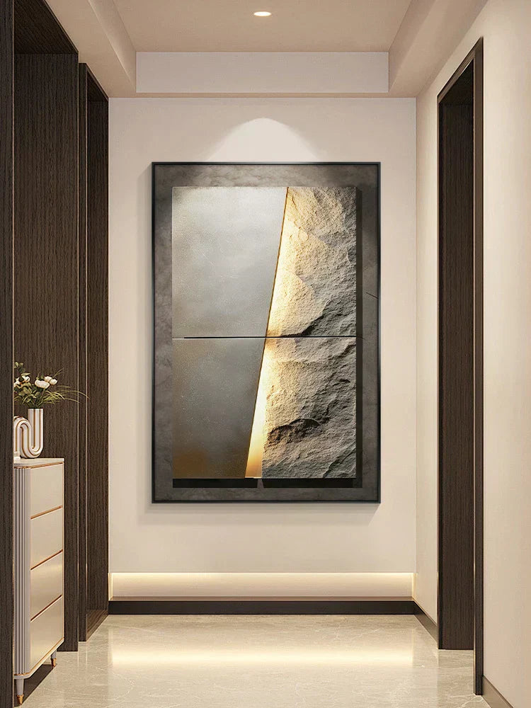 FleekFit | New Rock Texture LED Porcelain Wall Lamp