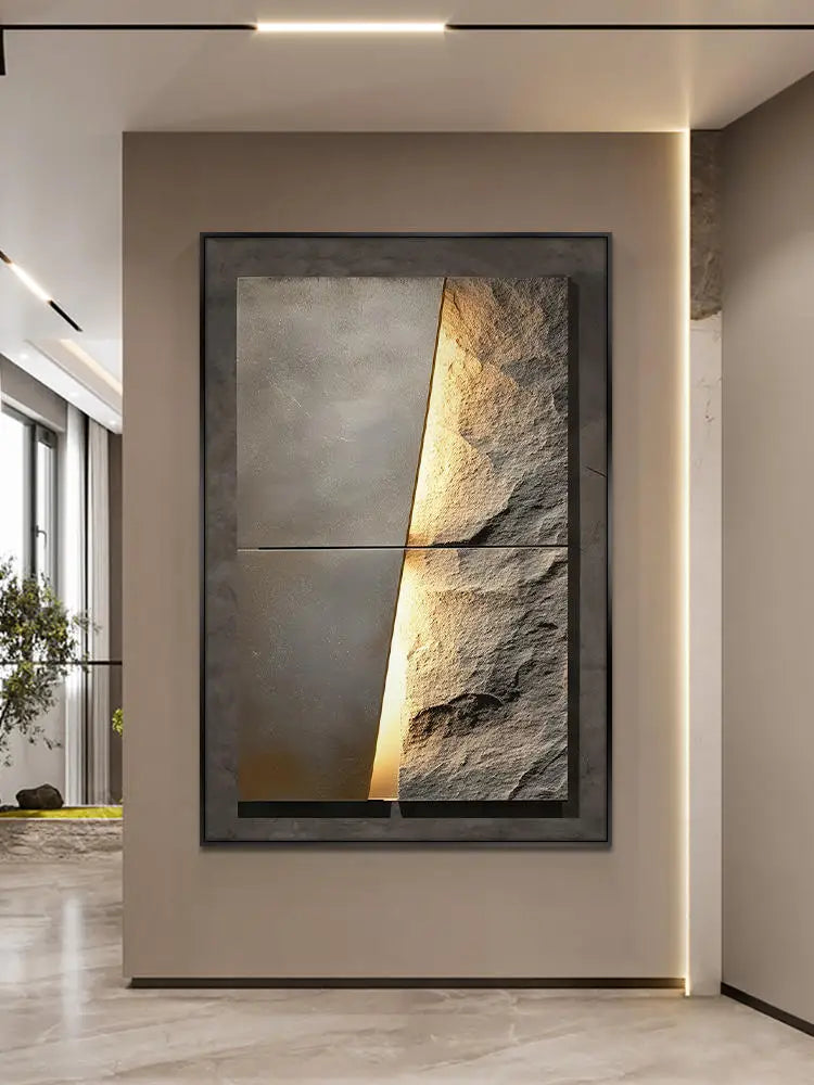 FleekFit | New Rock Texture LED Porcelain Wall Lamp