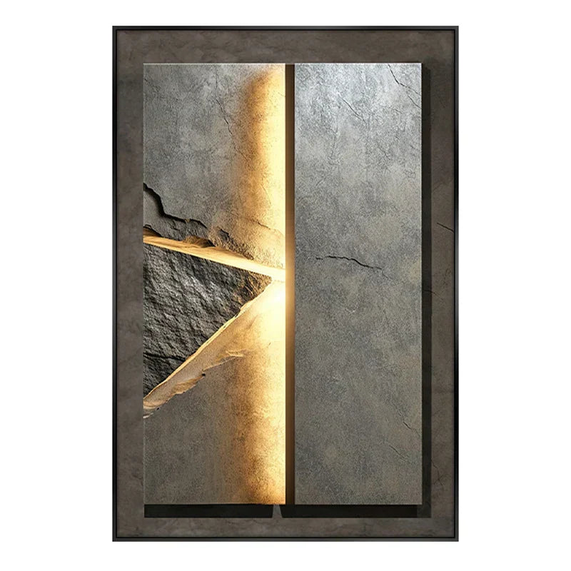 FleekFit | New Rock Texture LED Porcelain Wall Lamp