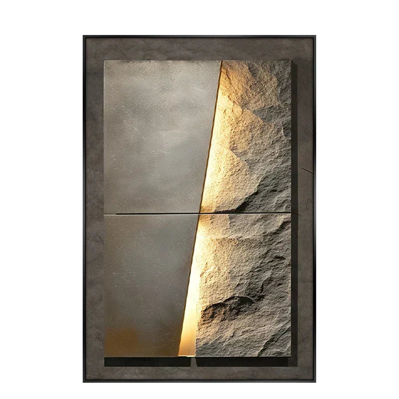 FleekFit | New Rock Texture LED Porcelain Wall Lamp