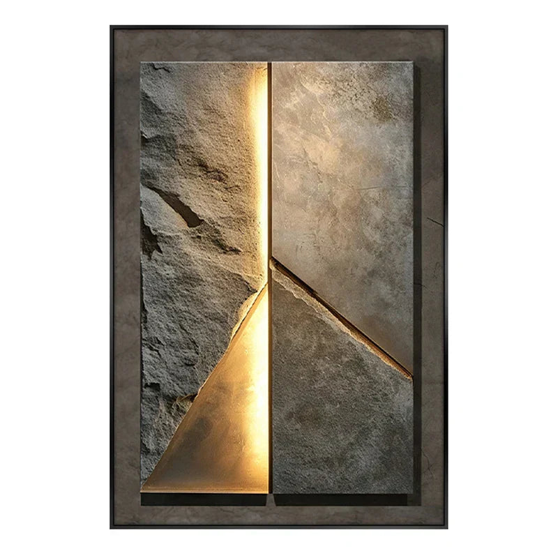 FleekFit | New Rock Texture LED Porcelain Wall Lamp