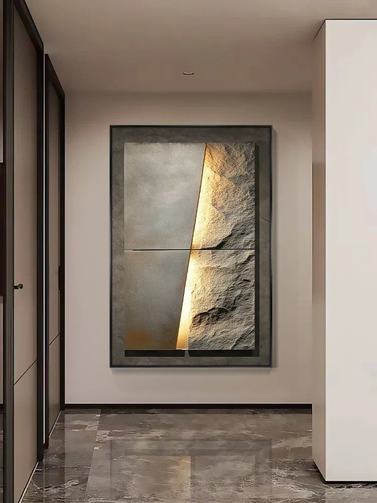 FleekFit | New Rock Texture LED Porcelain Wall Lamp