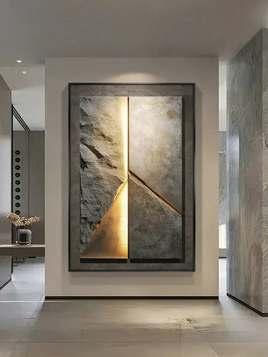 FleekFit | New Rock Texture LED Porcelain Wall Lamp