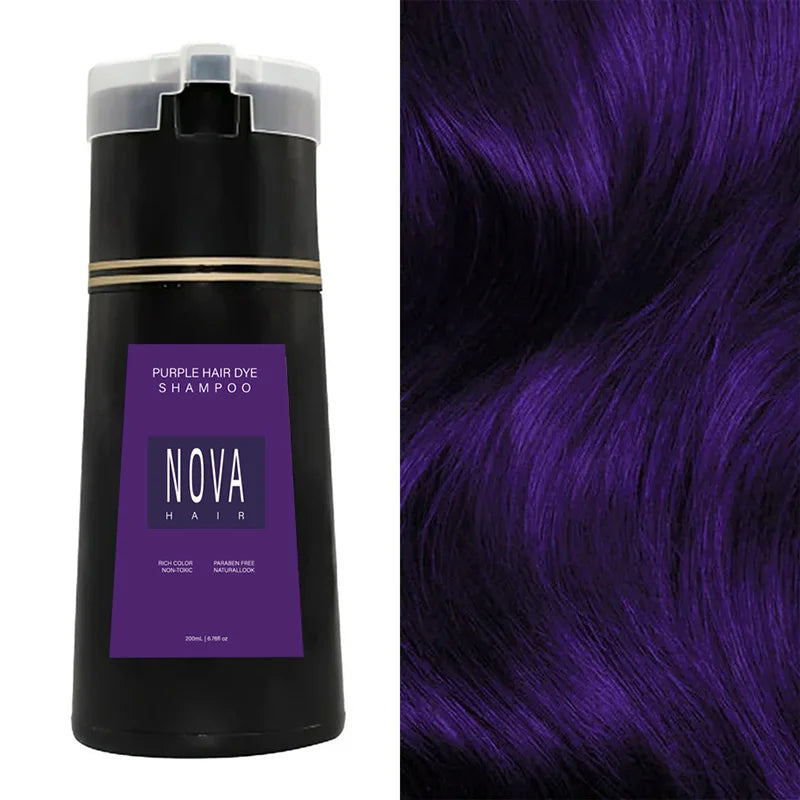 FleekFit | NovaHair Instant Dye Shampoo – Quick Color Refresh for Your Hair