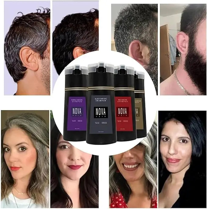 FleekFit | NovaHair Instant Dye Shampoo – Quick Color Refresh for Your Hair