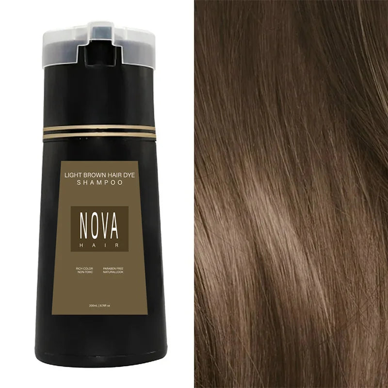 FleekFit | NovaHair Instant Dye Shampoo – Quick Color Refresh for Your Hair