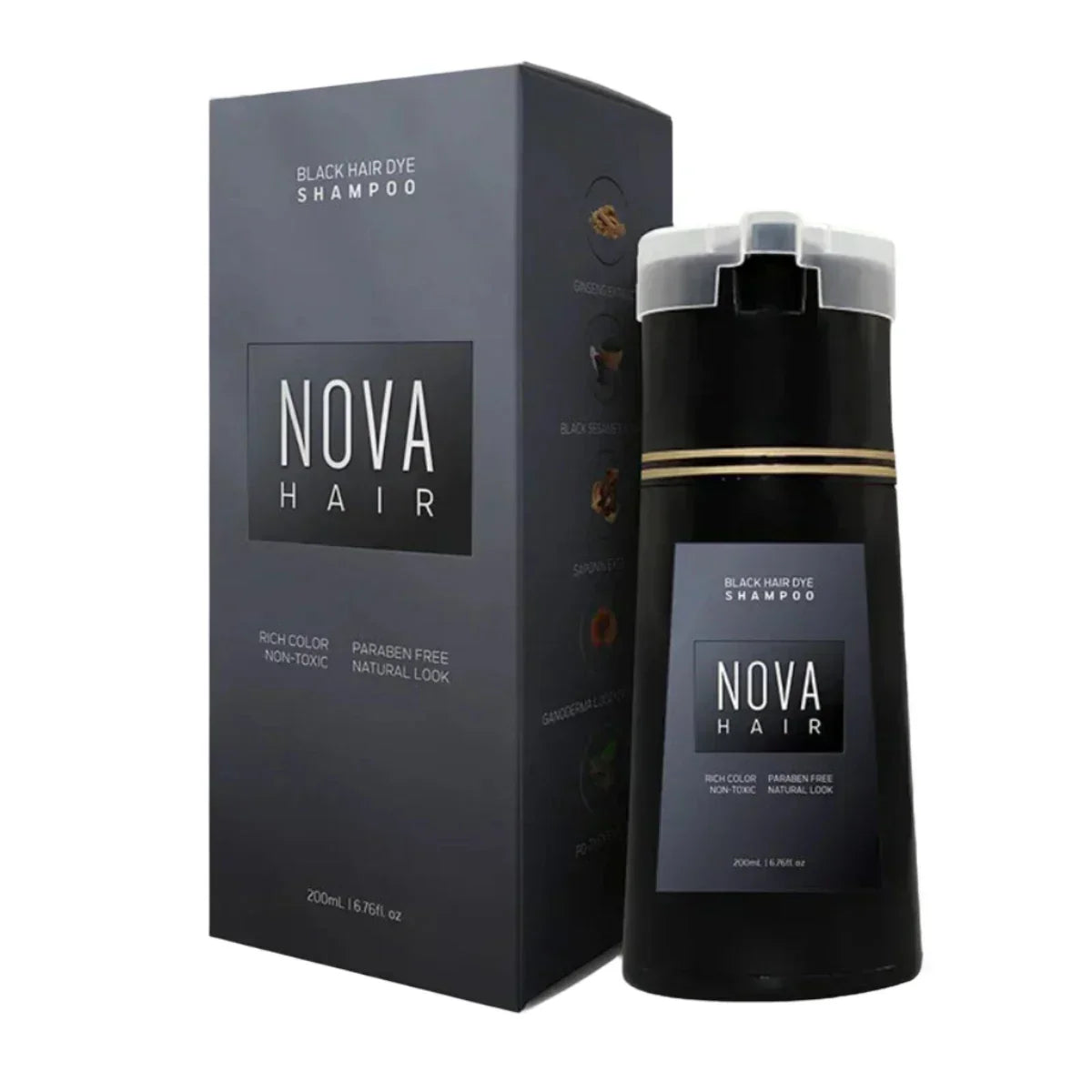 FleekFit | NovaHair Instant Dye Shampoo – Quick Color Refresh for Your Hair