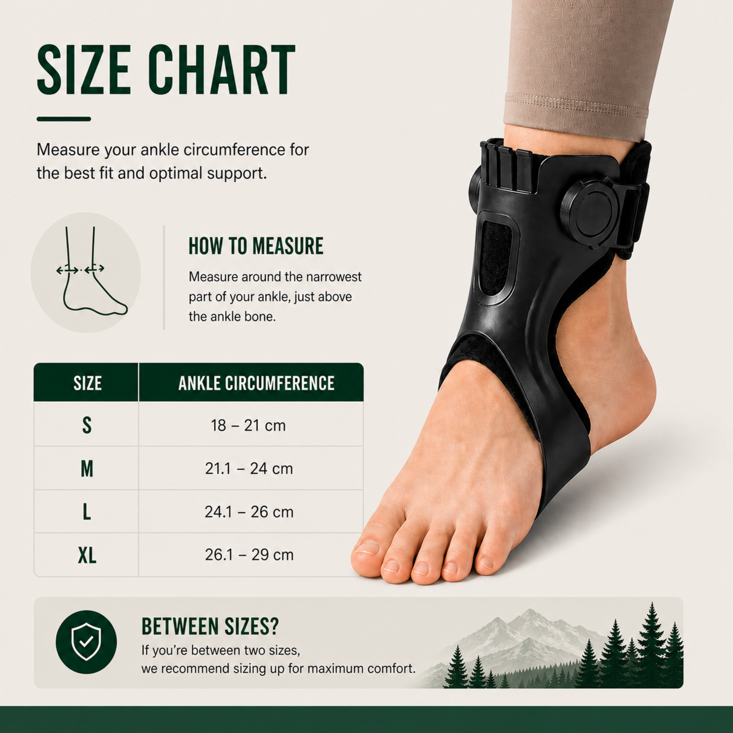 FleekFit | OrthoLift Adjustable Ankle Stabilizing Brace