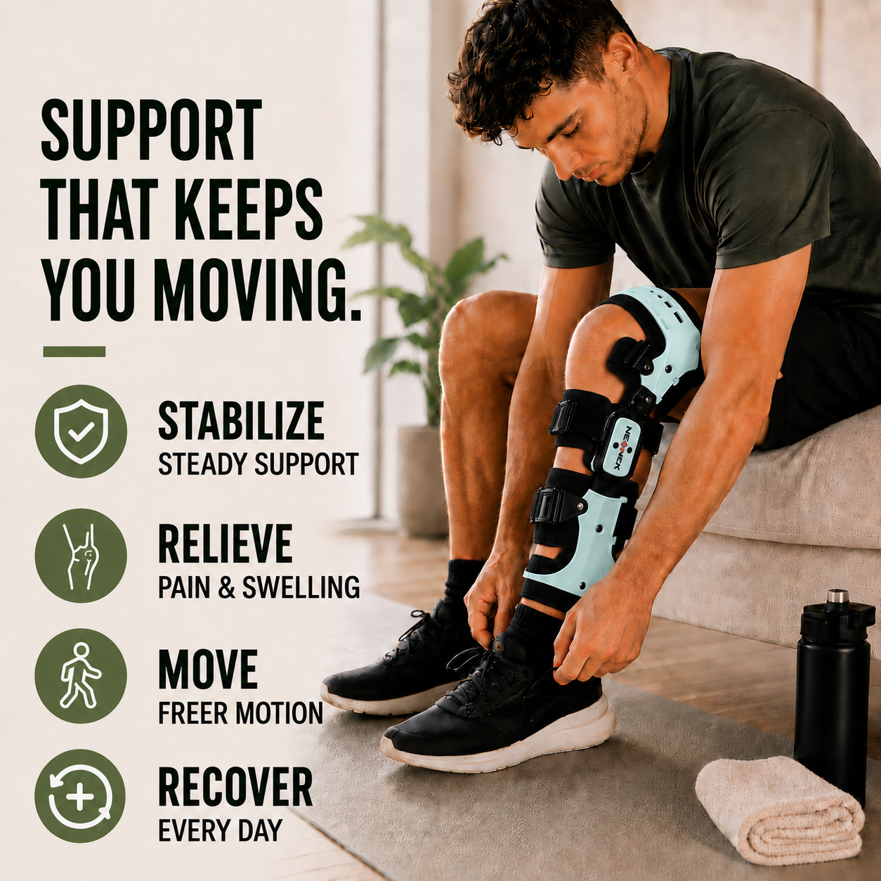 FleekFit | OrthoVance Unloader Knee Support Brace