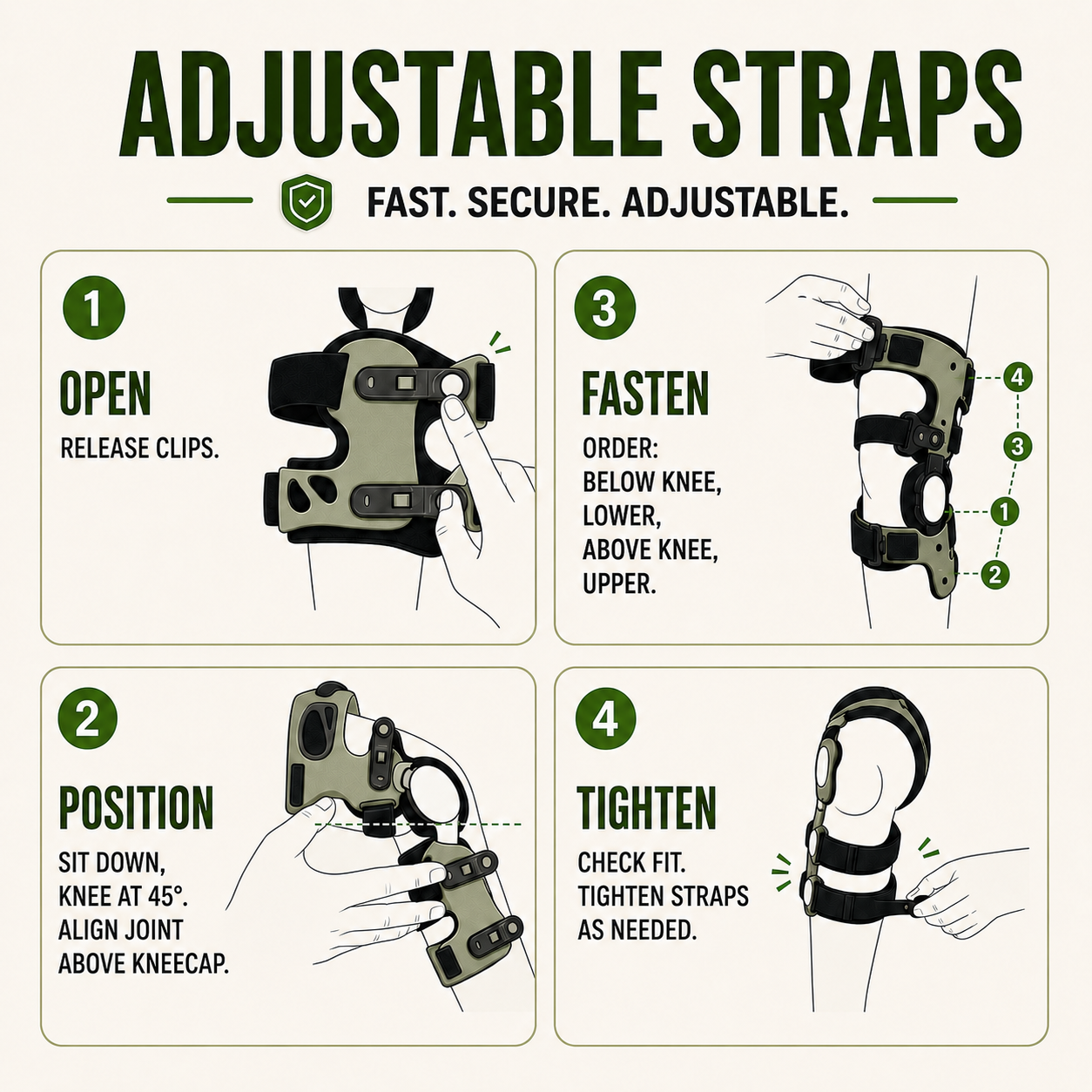 FleekFit | OrthoVance Unloader Knee Support Brace