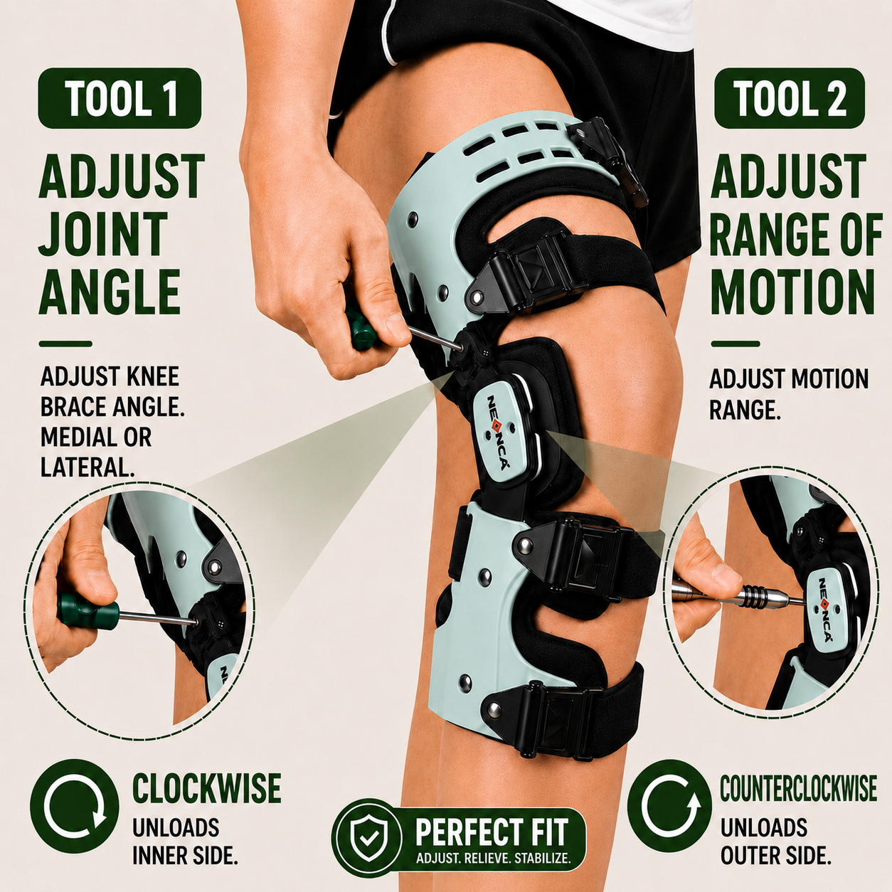 FleekFit | OrthoVance Unloader Knee Support Brace