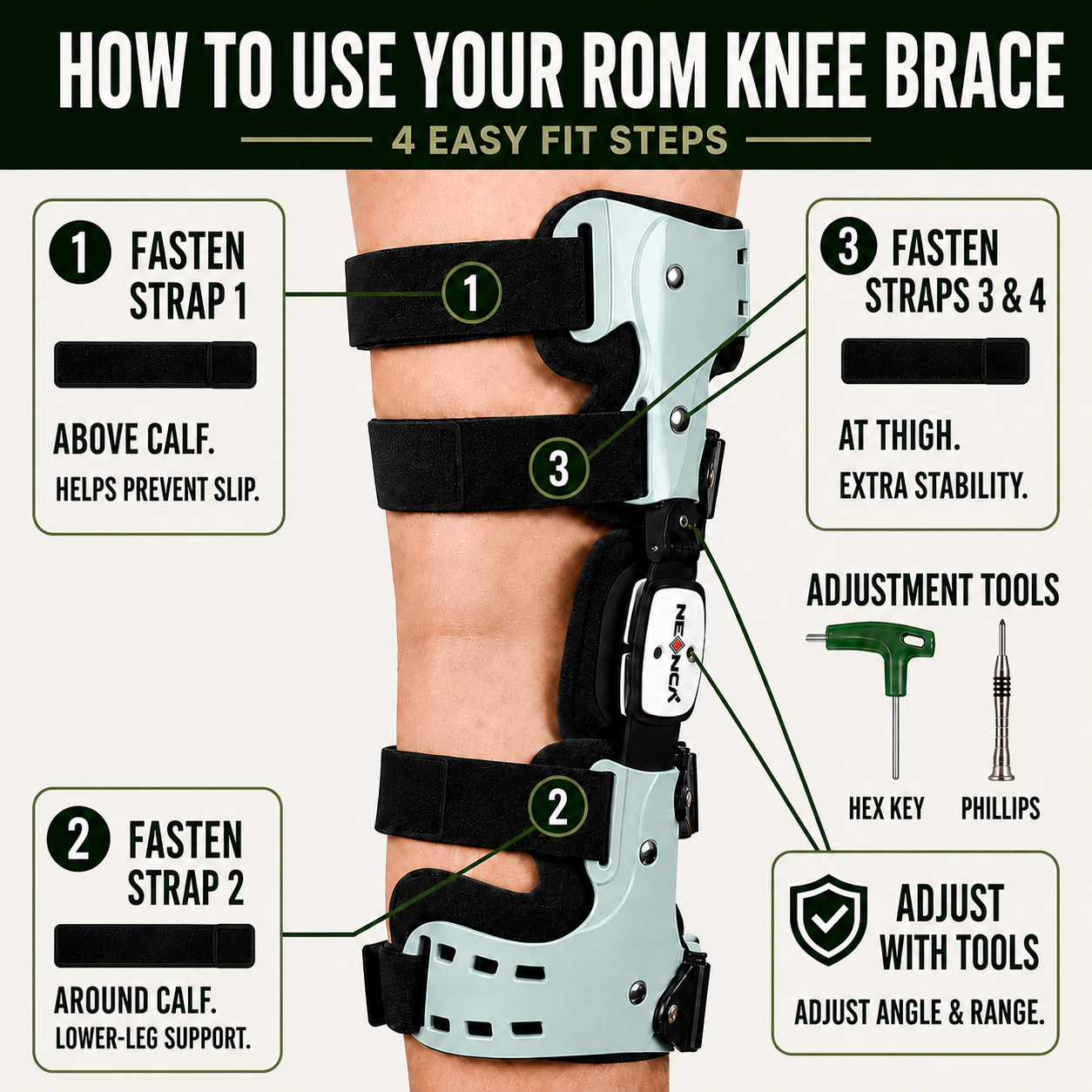 FleekFit | OrthoVance Unloader Knee Support Brace